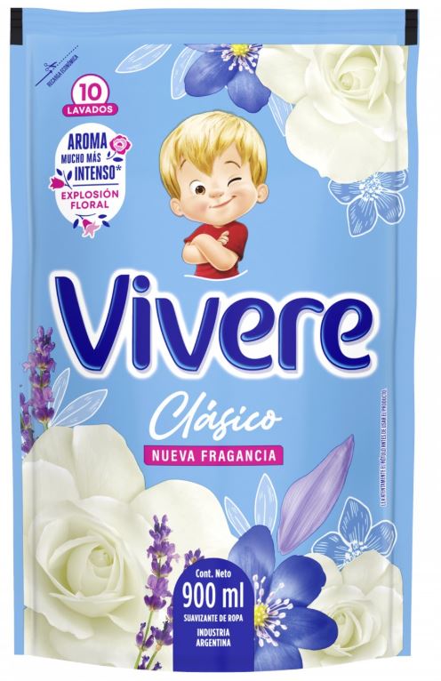 VIVERE SUAV.CLASICO - AZUL X 900 ML (12) ESC PROT CLASICO