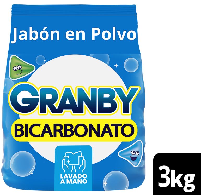 GRANBY J.POLVO REGULAR LIMON C/BICARBONATO X 3 KG. (7) 