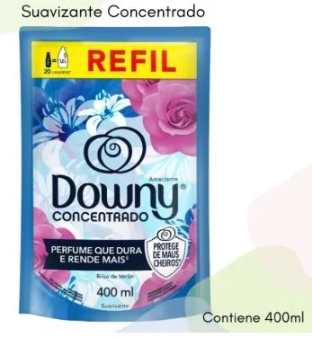 DOWNY SUAV.CONCENTRADO BRISA VERAO.X 400 ML (24) D.PACK 