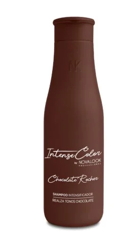 NOVALOOK SH.INTENSE BROWN X 375 ML (4) CHOCOLATE