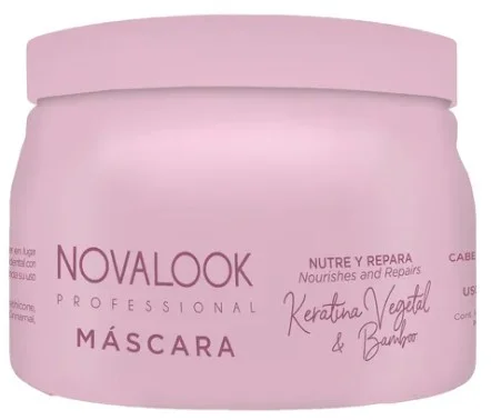 NOVALOOK MASC.KERATINA VEGETAL Y BAMBOO C.DAÑADO X 500 ML
