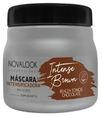 NOVALOOK MASC.INTENSE BROWN X 250 ML (4) CHOCOLATE