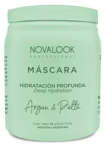 NOVALOOK MASC.ARGAN Y PALTA HIDRATACION C.SECO X 1 L