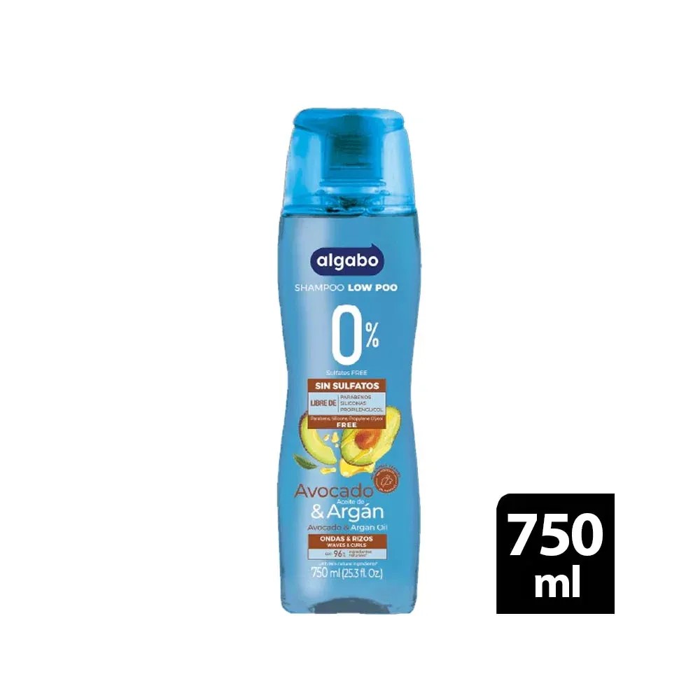 ALGABO AC.0% SAL ONDAS Y RIZOS X 750 ML (15)