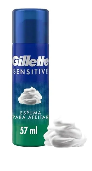 GILLETTE ESPUMA SENSITIVE X 57 ML (6)