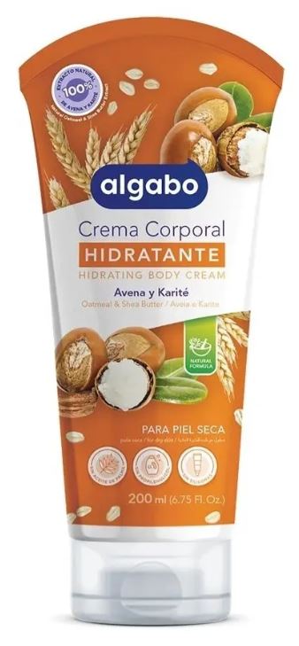 ALGABO CR.HIDRATANTE AVE./KAR.X 200 ML - POMO (12)