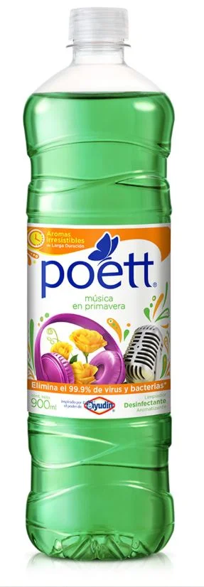 POETT LIMP.LIQ.MUSICA PRIM.X 900 ML (12) VERDE