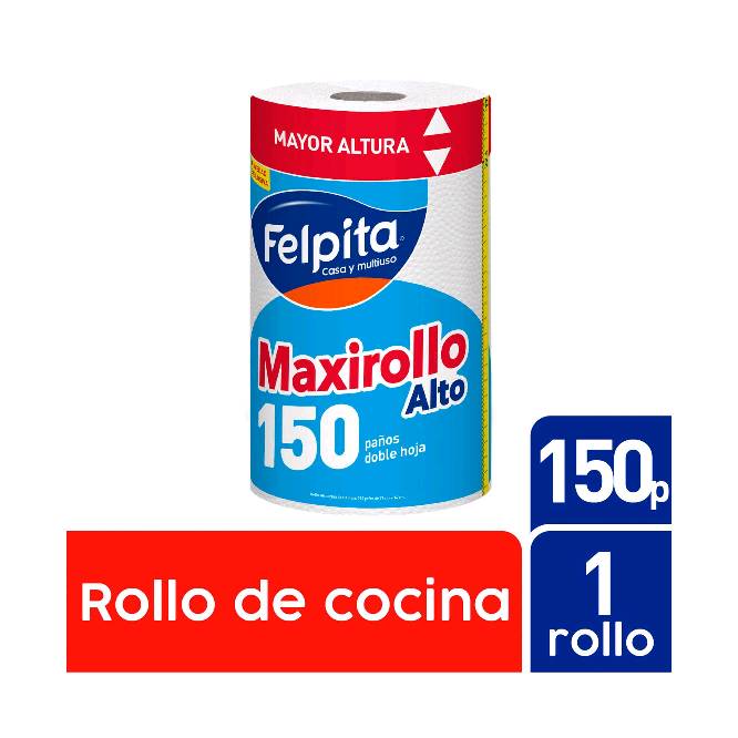FELPITA R.COCINA MAXI DOBLE HOJA X 150 P. (12) -40-