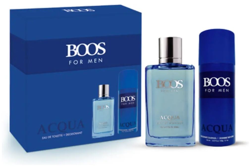 BOOS MEN ACQUA ESTUCHE EDT X 100 ML + DEO